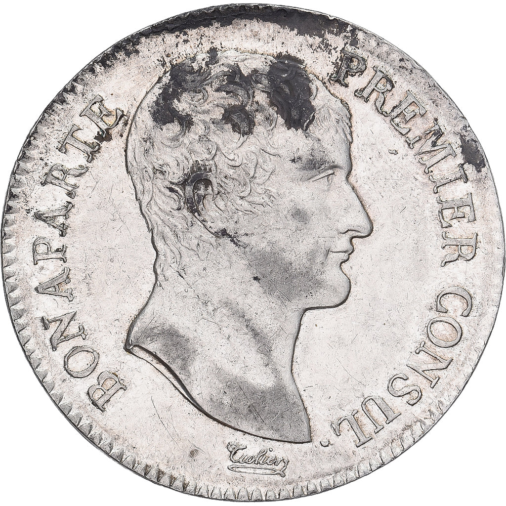Moneta, Francja, Napoleon I, 5 Francs, An XI, Paris, AU(55-58), Srebro