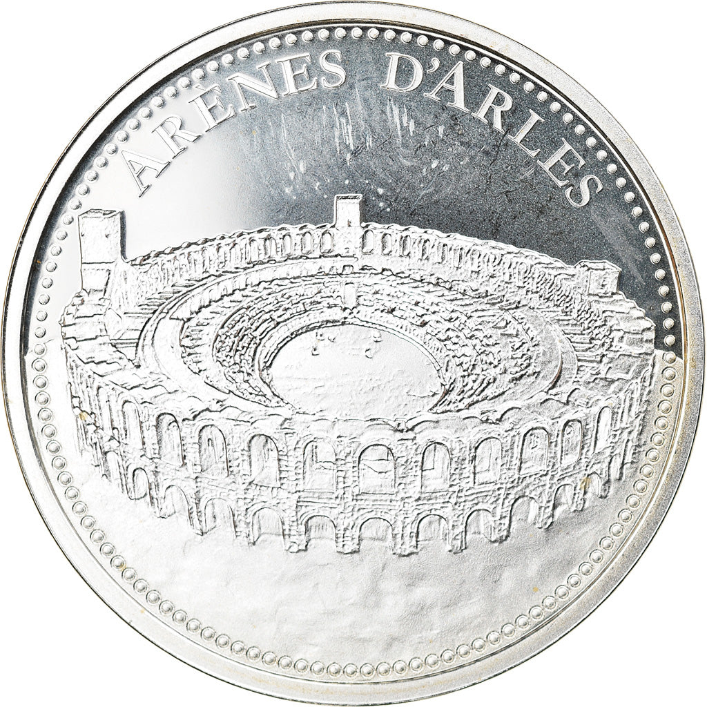 Frankreich, Medaille, Les plus beaux trésors du patrimoine de France, Arènes