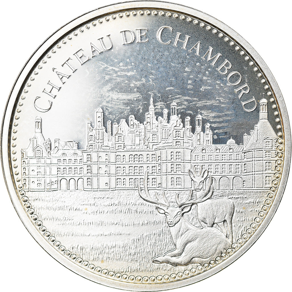 France, Medal, Château de Chambord, Arts & Culture, MS(65-70), Silver