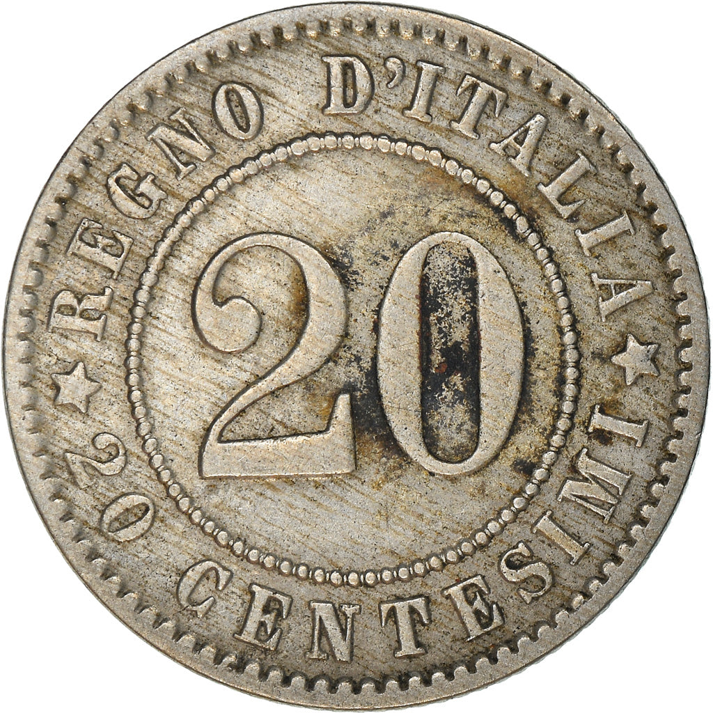 Moneta, Italia, Umberto I, 20 Centesimi, 1894, Berlin, BB+, Rame-nichel, KM:28.1