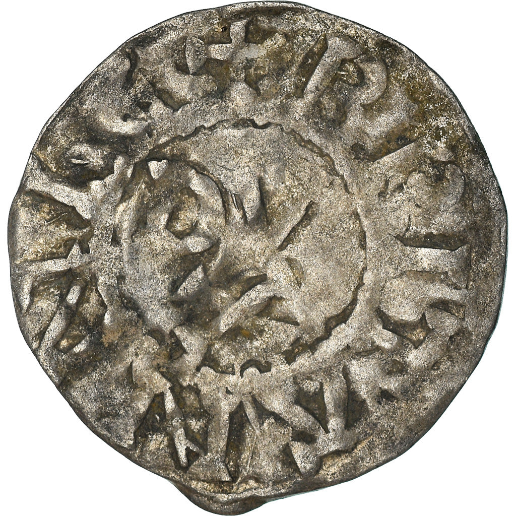 Munten, Frankrijk, Conan IV, Denier, XIIth century, Rennes, Rare, ZF, Billon