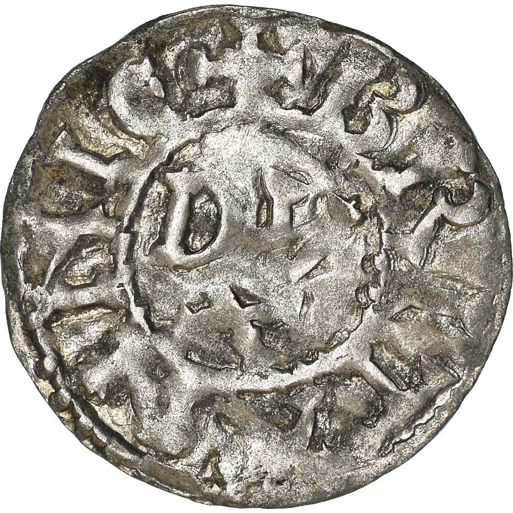 Moneta, Francja, Conan IV, Denier, XIIth century, Rennes, Rzadkie, EF(40-45)