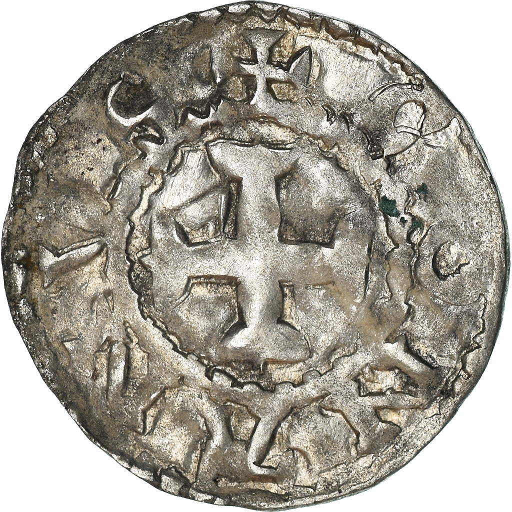 Moneta, Francja, Conan IV, Denier, XIIth century, Rennes, Rzadkie, EF(40-45)