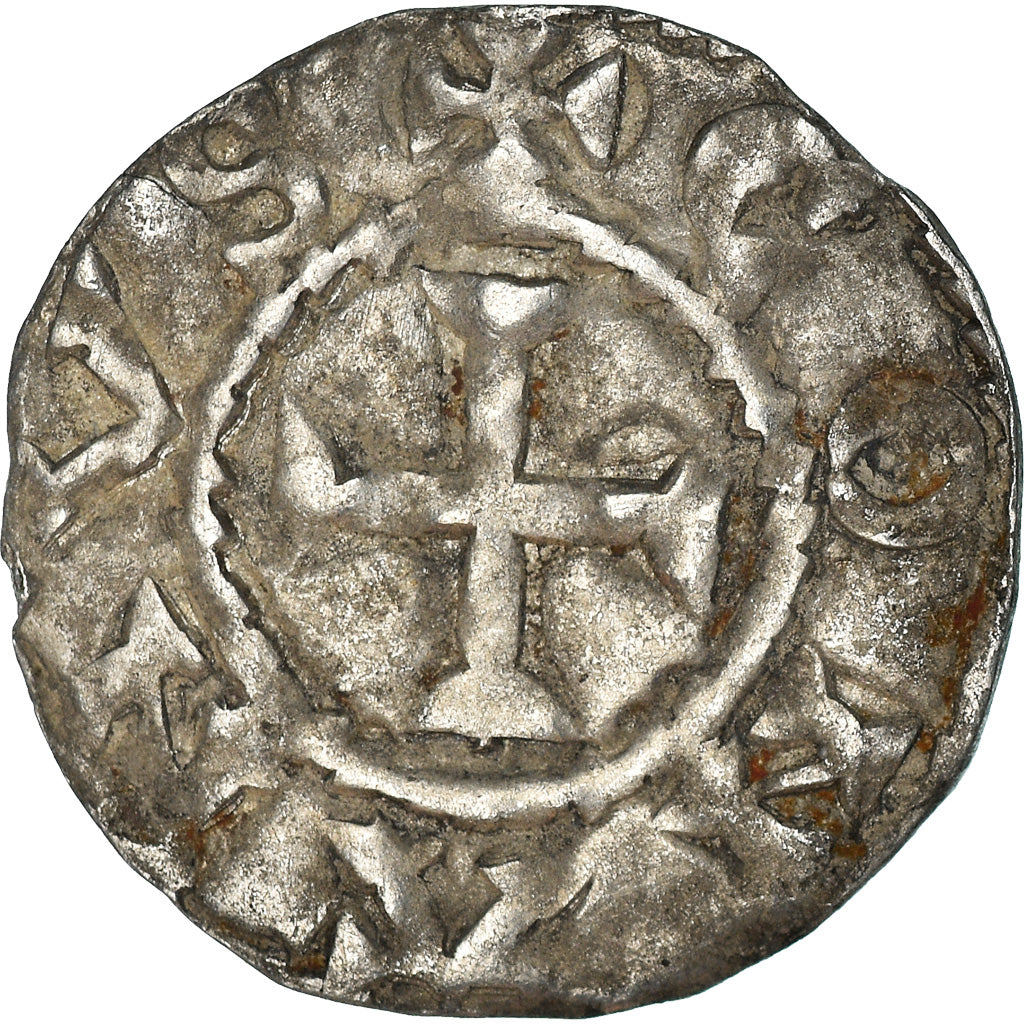 Munten, Frankrijk, Conan IV, Denier, XIIth century, Rennes, Rare, ZF, Billon