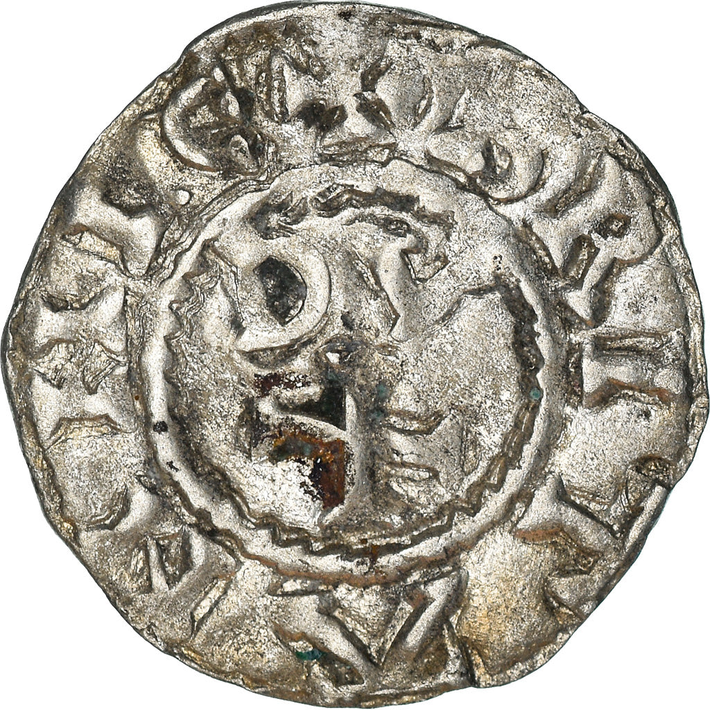 Munten, Frankrijk, Conan IV, Denier, XIIth century, Rennes, Rare, ZF+, Billon