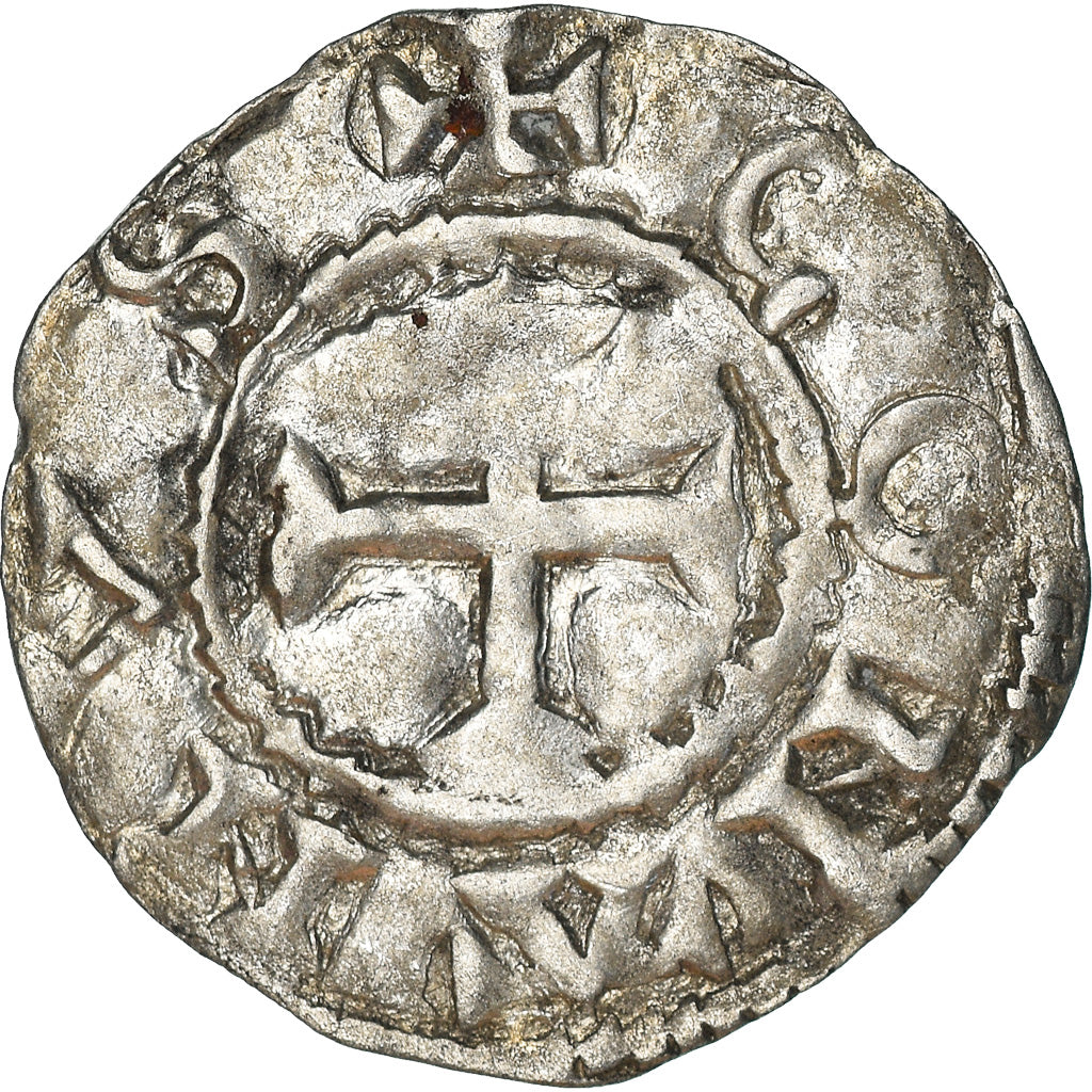 Munten, Frankrijk, Conan IV, Denier, XIIth century, Rennes, Rare, ZF+, Billon