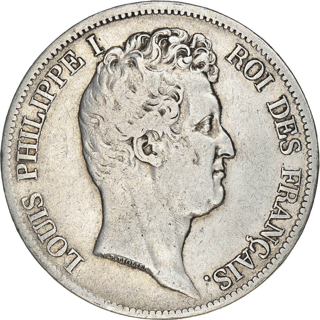 Moneta, Francja, Louis-Philippe, 5 Francs, 1831, Lille, Tranche en relief
