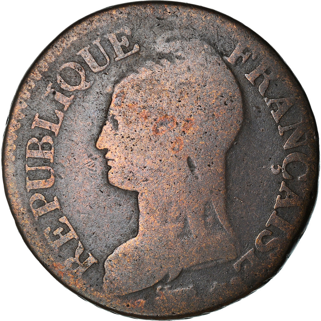 Moneda, Francia, Dupré, 5 Centimes, AN 5, Orléans, BC, Bronce, KM:640.9