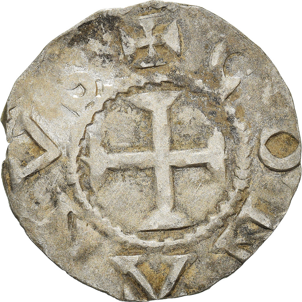 Munten, Frankrijk, Conan IV, Denier, XIIth century, Rennes, Rare, ZF, Billon