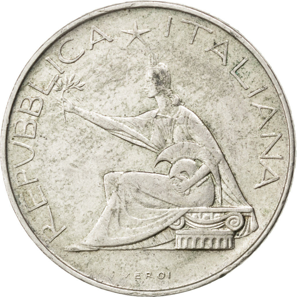 Coin, Italy, 500 Lire, 1961, Rome, EF(40-45), Silver, KM:99