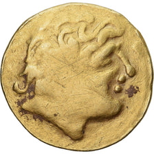 Sequanes, Helvetii, 1/4 Statère au triskèle, 2nd century BC, Goud, FR