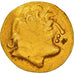 Sequani, Helvetii, 1/4 Statère au triskèle, 2nd century BC, Dourado