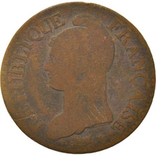 Munten, Frankrijk, Dupré, 5 Centimes, AN 7/5, Lille, FR, Bronzen, KM:640.11