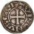Moeda, França, Touraine, Denier, 1150-1200, Saint-Martin de Tours, VF(30-35)