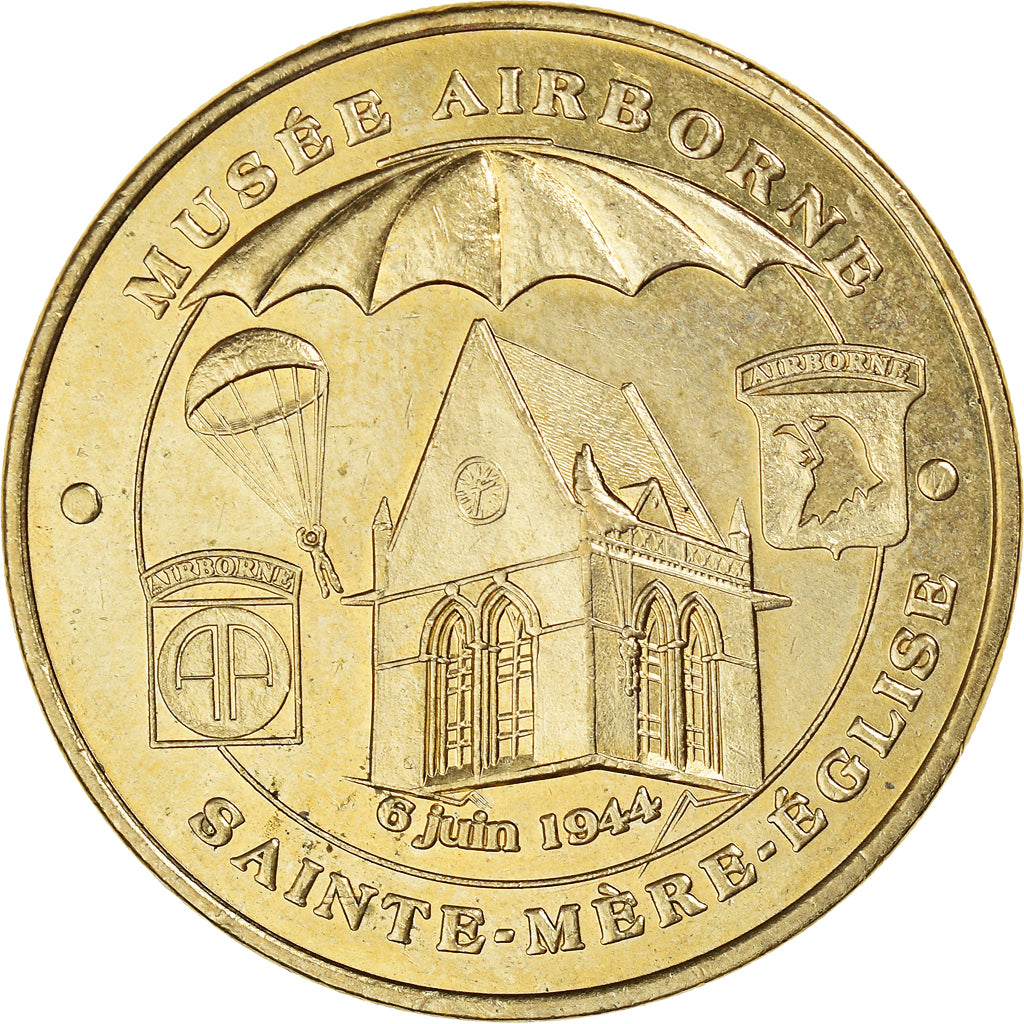 France, Token, Touristic token, Sainte-Mère-l'Eglise - Musée Airbone, Arts &