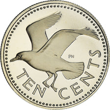 Moneta, Barbados, 10 Cents, 1976, Franklin Mint, Proof, FDC, Rame-nichel, KM:21