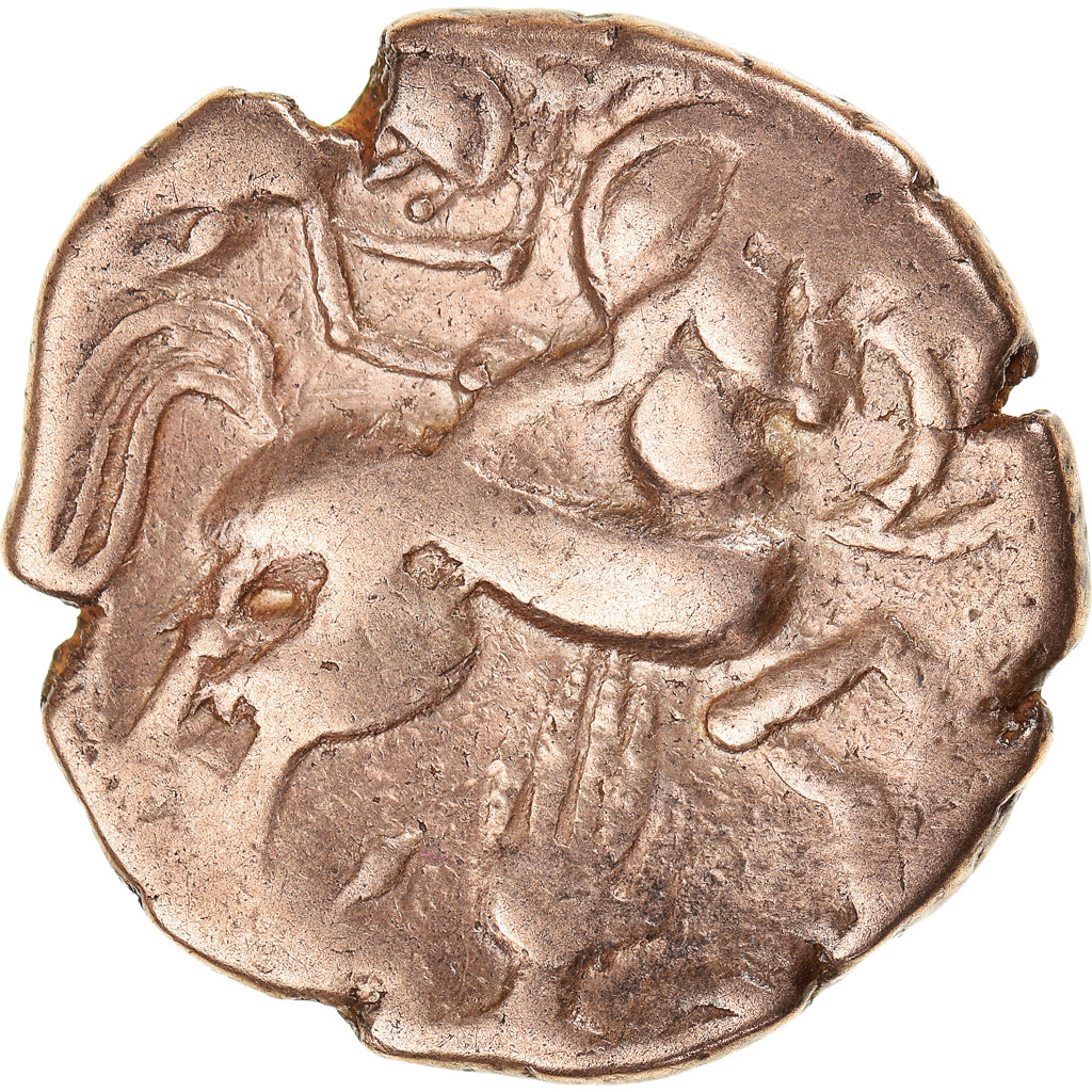 Pictones, Santones, Statère à la main, 1st century BC, Electrum, VF(30-35)