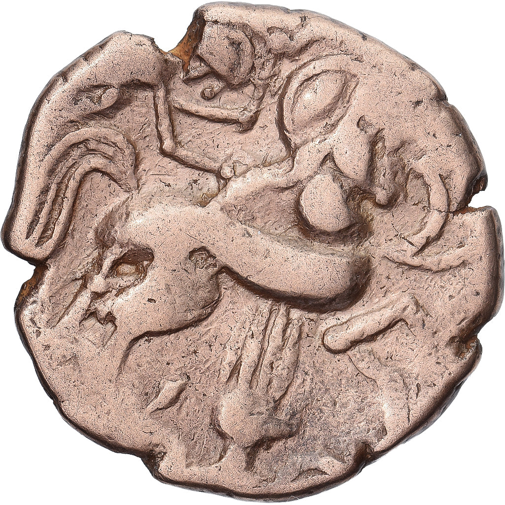 Pictones, Santones, Statère à la main, 1st century BC, Elektrum, VF(30-35)