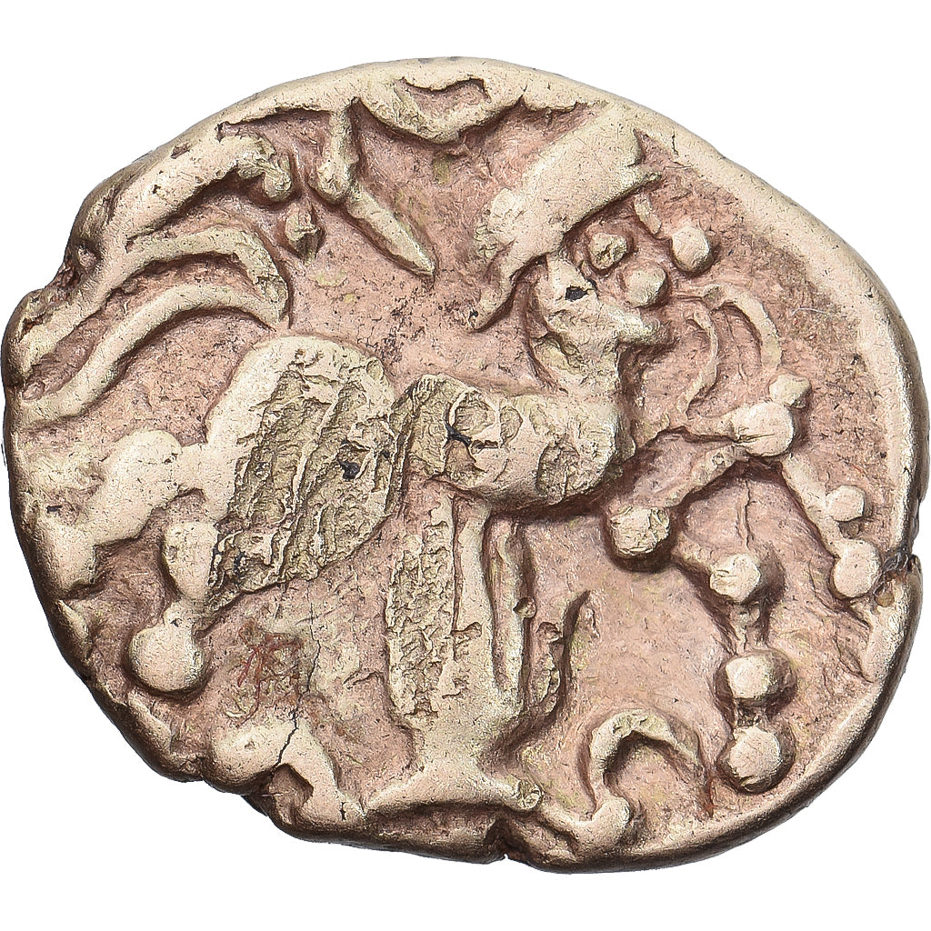 Pictones, Santones, 1/4 Stater, 1st century BC, Electrum, VF(30-35)
