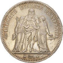 Coin, France, Hercule, 5 Francs, 1873, Paris, EF(40-45), Silver, KM:820.1