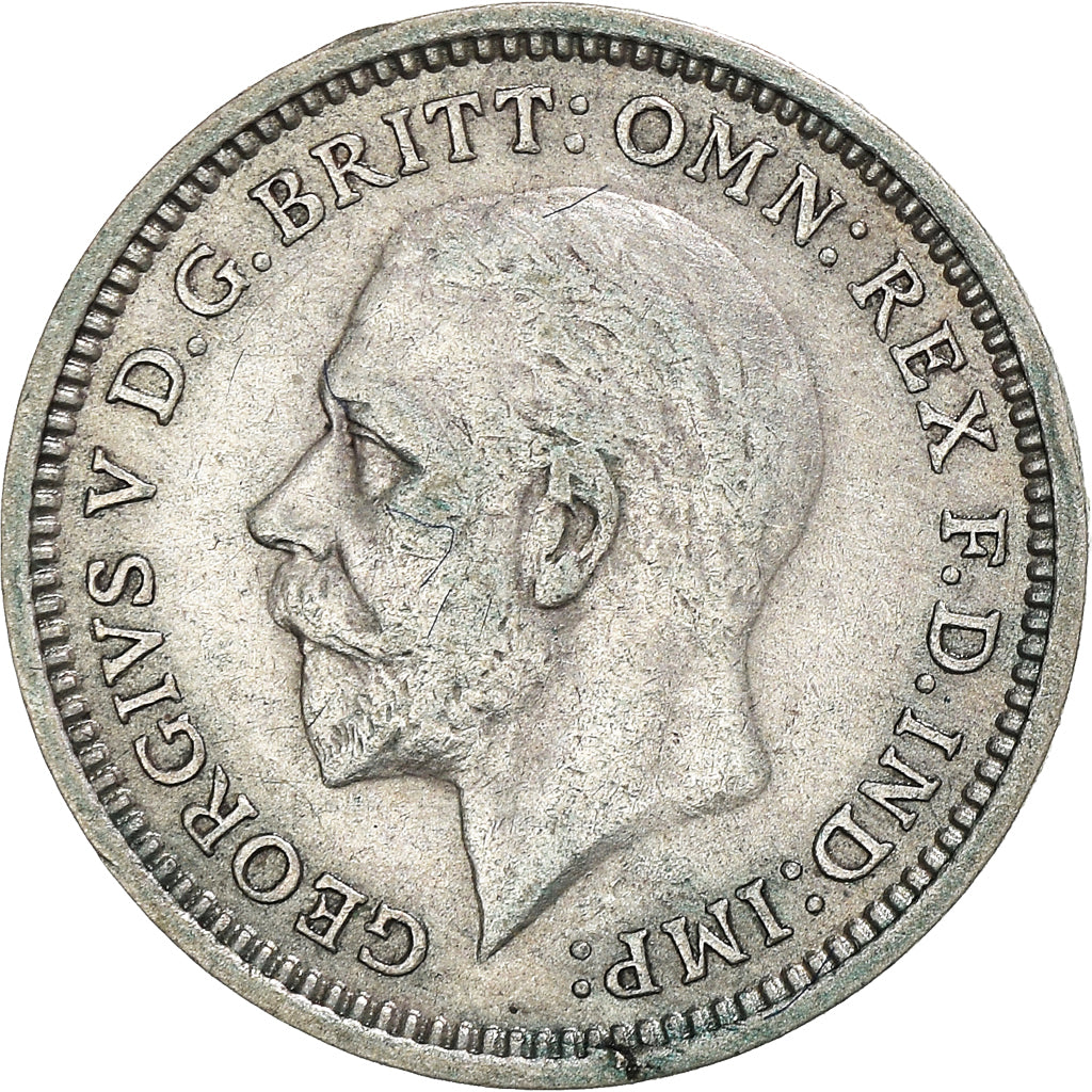 Moneta, Wielka Brytania, George V, 3 Pence, 1936, EF(40-45), Srebro, KM:831