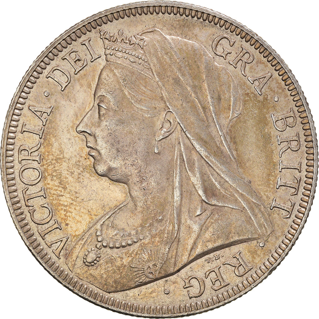 Münze, Großbritannien, Victoria, 1/2 Crown, 1898, London, VZ, Silber, KM:782