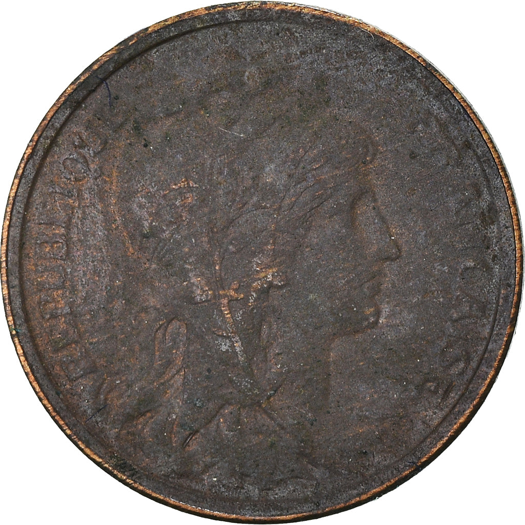 Moeda, França, Dupuis, Centime, 1916, Paris, EF(40-45), Bronze, KM:840