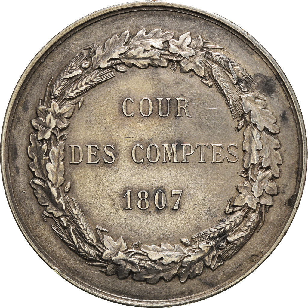 Francja, Medal, Polityka, społeczeństwo, wojna, 1925, Cour des Comptes