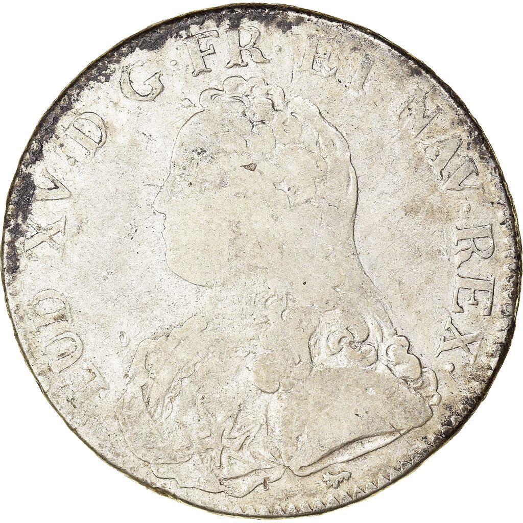 Coin, France, Louis XV, Écu aux branches d'olivier, Ecu, 1726, Paris