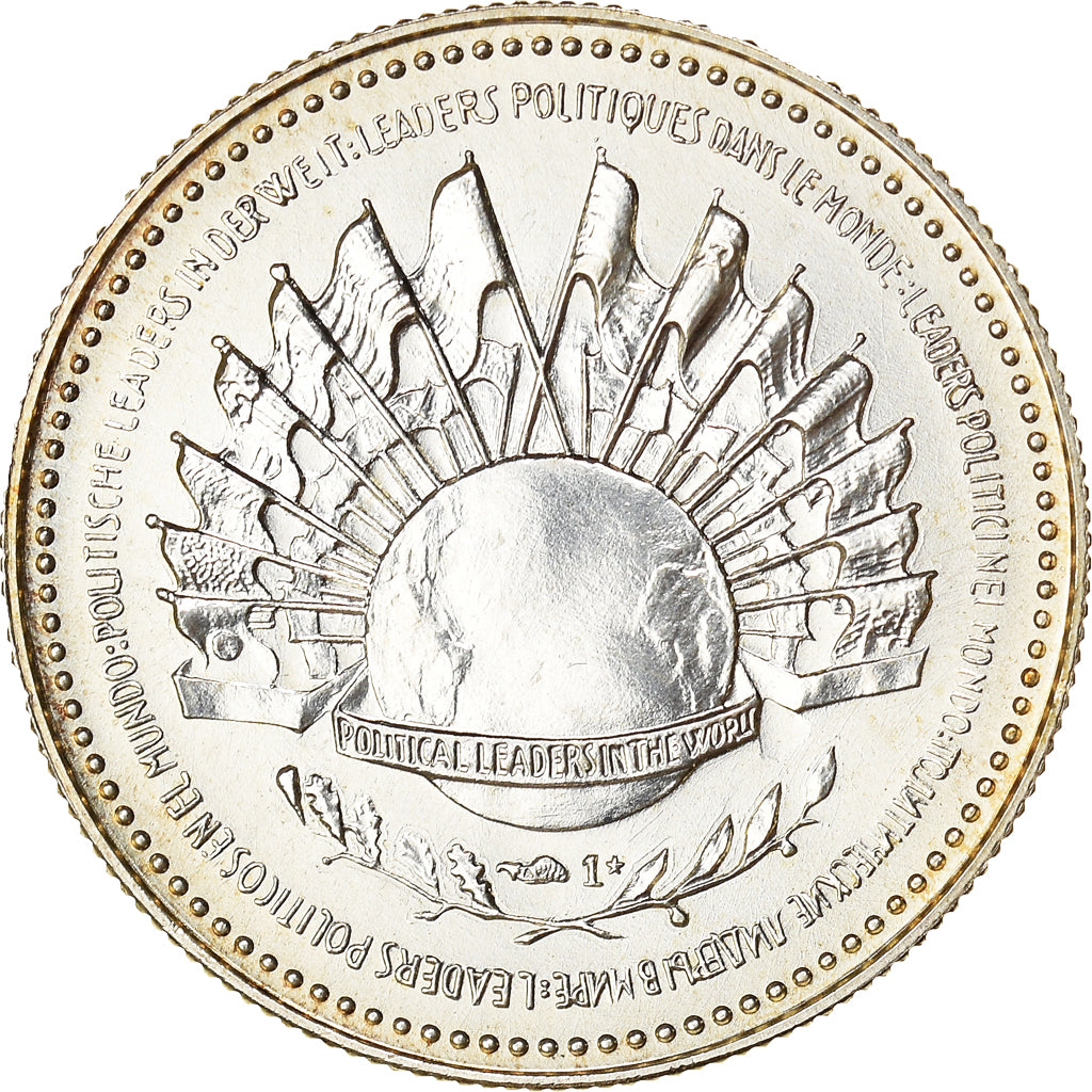 Francia, medalla, French Fifth Republic, François Mitterand, 1981, FDC, Plata