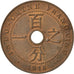 Moneta, Indocina francese, Cent, 1918, Paris, SPL-, Bronzo, KM:12.1, Lecompte:78