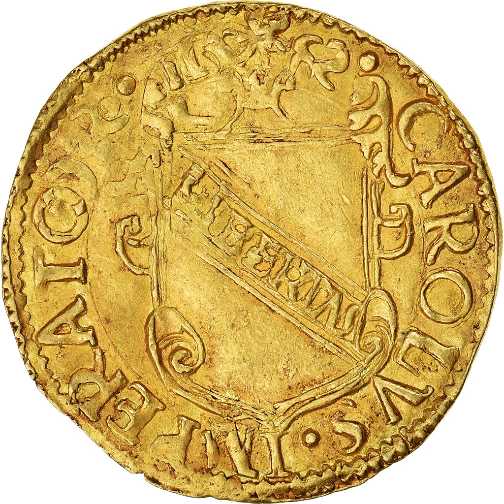 Republic of Lucca, Scudo d'oro del sole, 1552, Lucca, Goud, FR+