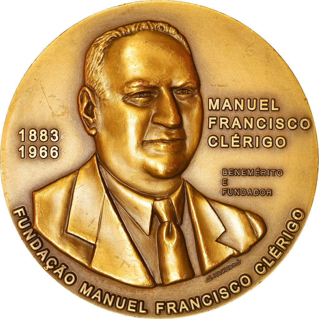 Portugal, Medaille, 32° Anniversario da Fundaçao Manuel Francisco Clérigo