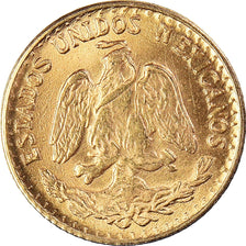Monnaie, Mexique, 2 Pesos, 1920, Mexico City, TTB+, Or, KM:461