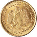 Monnaie, Mexique, 2 Pesos, 1920, Mexico City, TTB+, Or, KM:461