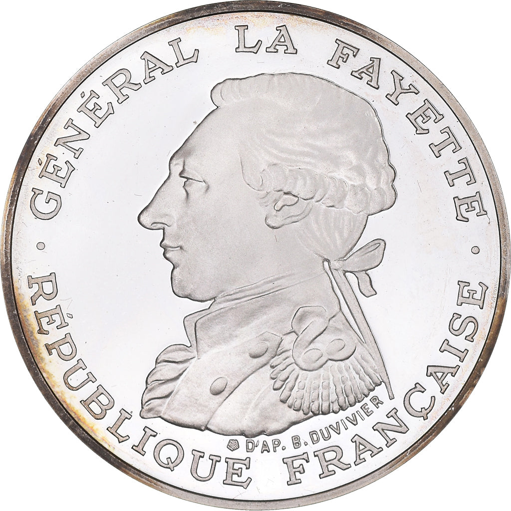Munten, Frankrijk, 100 Francs, 1987, Proof, FDC, Zilver, KM:962a, Gadoury:902