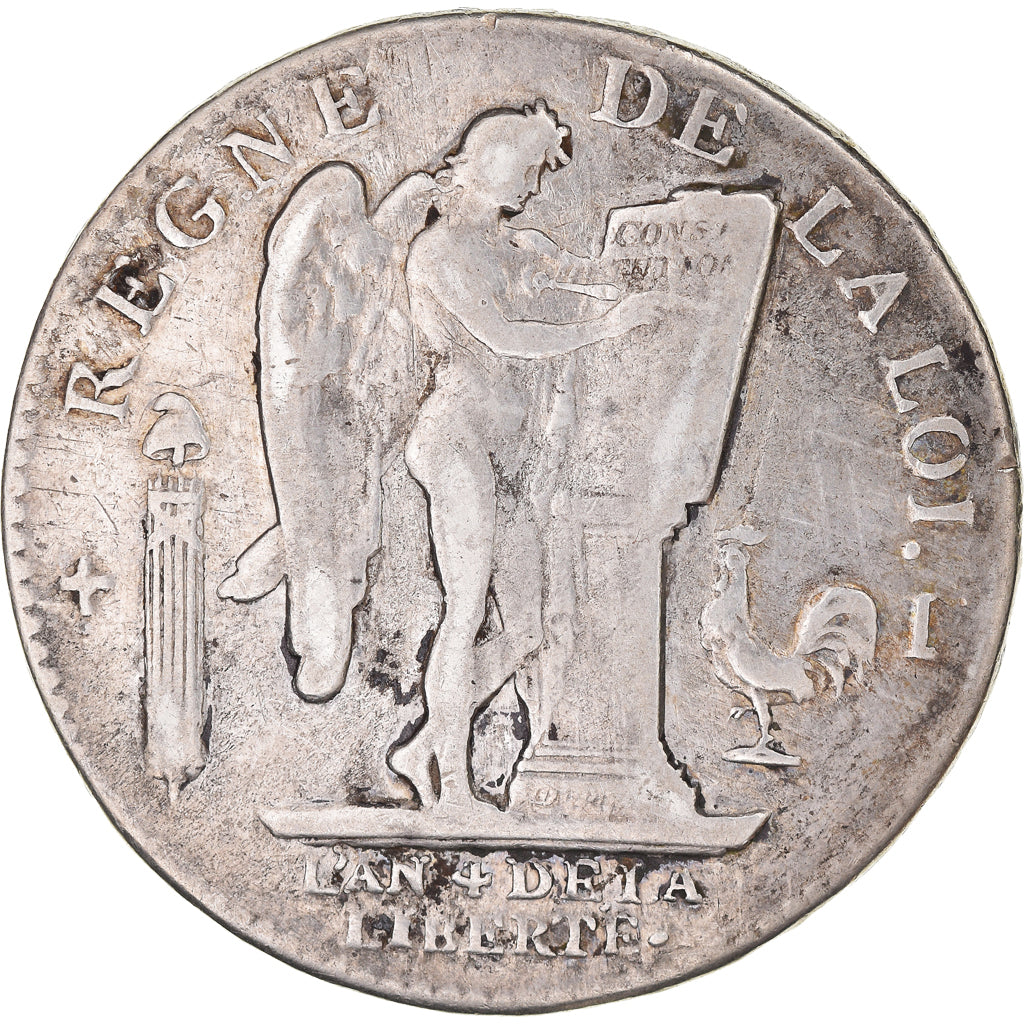 Monnaie, France, Louis XVI, Ecu de 6 Livres, 1792, Limoges, TB+, Argent