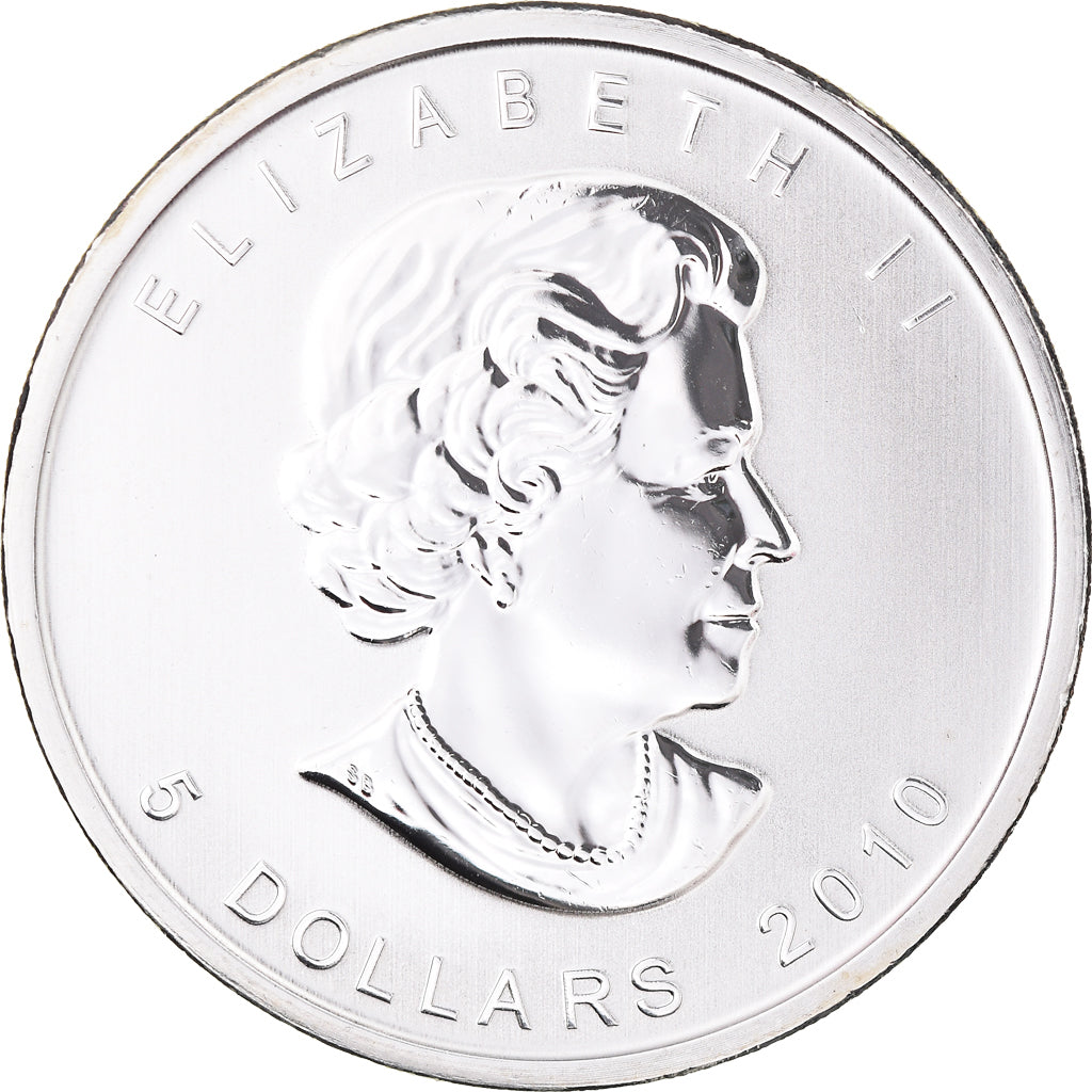 Canada, Elizabeth II, 5 dollars, 1 oz, Maple Leaf, 2010, FS, Argento, SPL