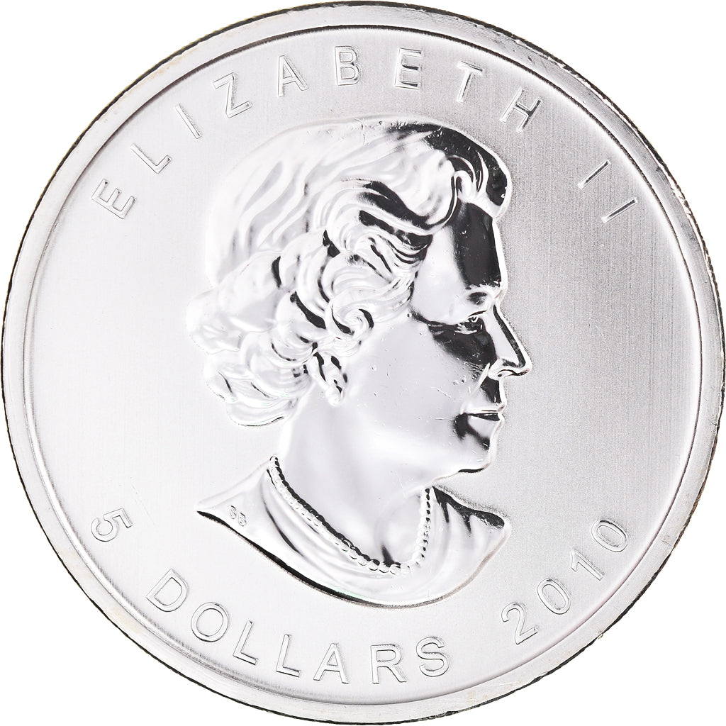 Canada, Elizabeth II, 5 dollars, 1 oz, Maple Leaf, 2010, FS, Argento, SPL+