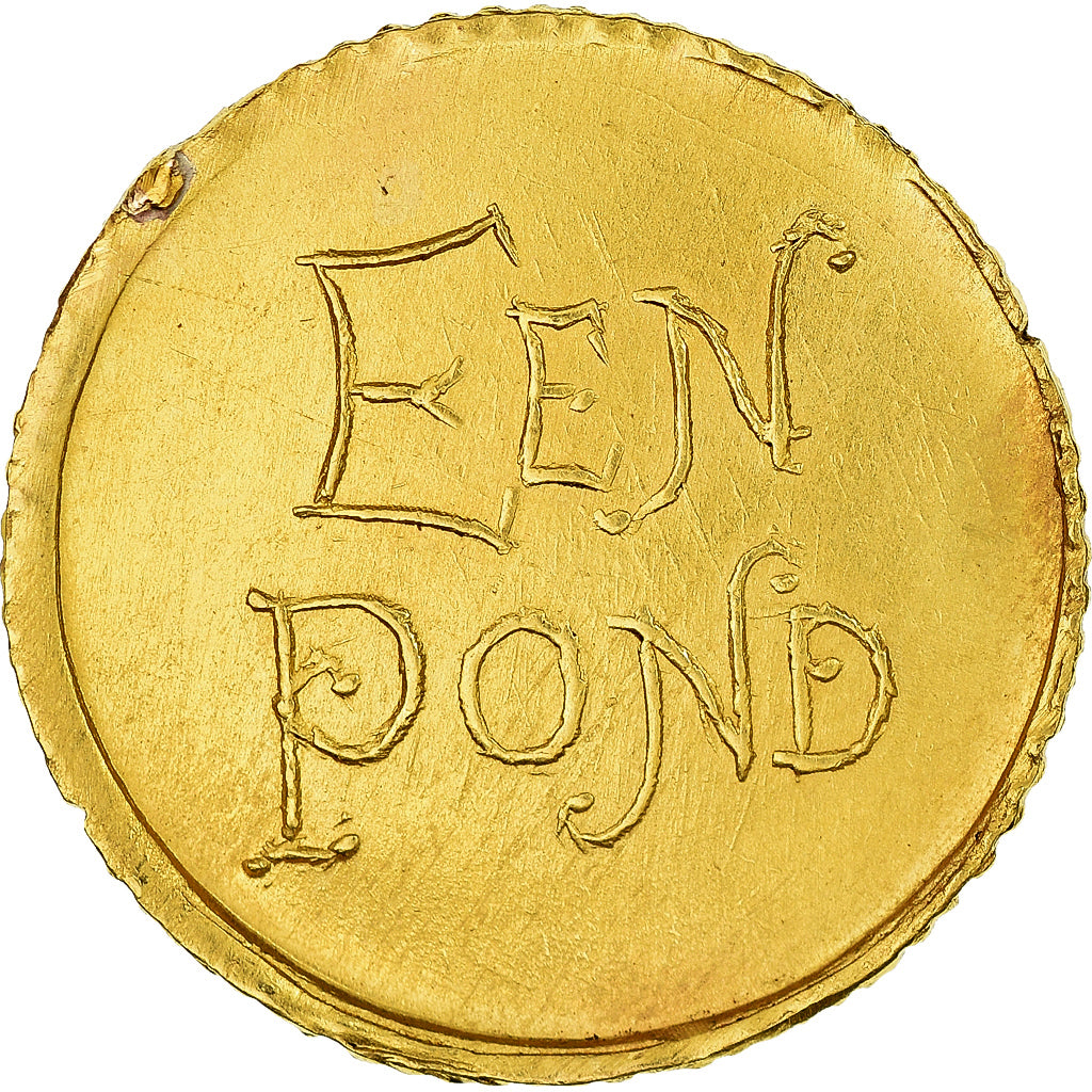 Südafrika, Een Pond, 1902, Pilgrim's Rest, Gold, VZ, KM:11