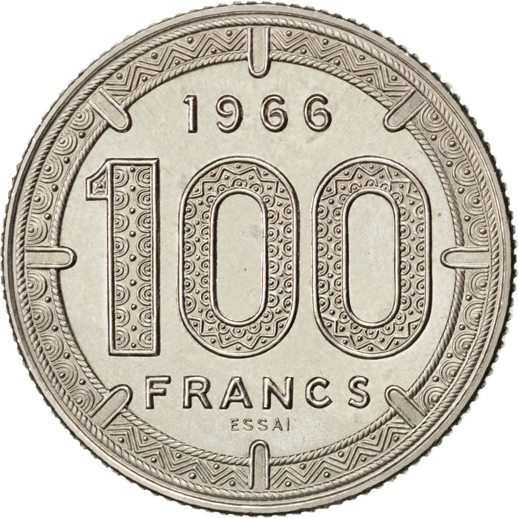 Monnaie, Cameroun, 100 Francs, 1966, Paris, SUP+, Nickel, KM:E11