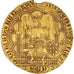 Duchy of Aquitaine, Edward III, Ecu d'or à la chaise, 1337-1360, Dourado