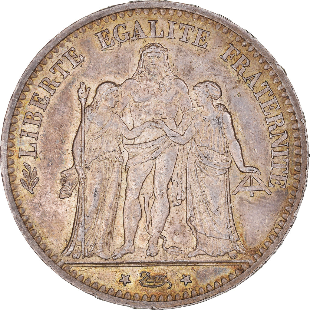 Coin, France, Hercule, 5 Francs, 1873, Paris, AU(50-53), Silver, KM:820.1