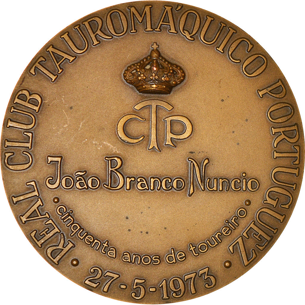 Portugal, Medaille, Club Tauromaquico Potuguez, Joao Branco Nuncio, 1973