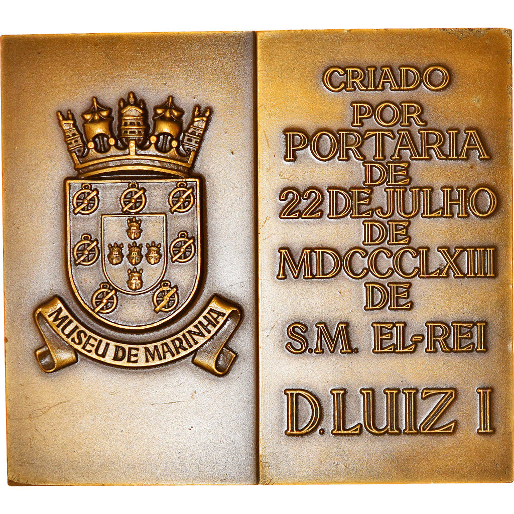 Portogallo, medaglia, Criado por Portaria de el Rei D.Luiz I, Museu de Marinha