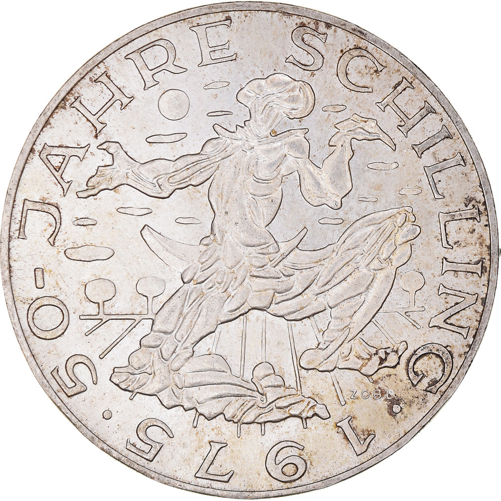 Munten, Oostenrijk, 100 Schilling, 1975, Vienna, PR, Zilver, KM:2925