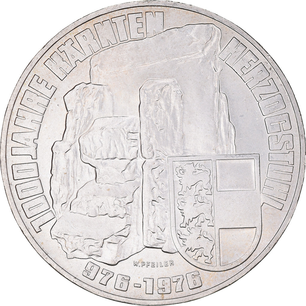 Moneta, Austria, 100 Schilling, 1976, MS(63), Srebro, KM:2931