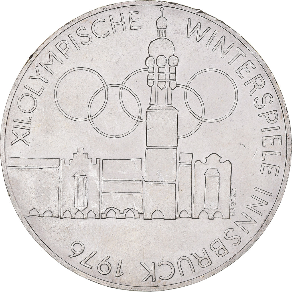 Moneta, Austria, 100 Schilling, 1976, Vienna, MS(60-62), Srebro, KM:2927