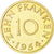 Moneta, Saara, 10 Franken, 1954, Paris, MS(60-62), Aluminium-Brąz, KM:E1