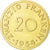 Moneta, Saara, 20 Franken, 1954, Paris, AU(55-58), Aluminium-Brąz, KM:E3